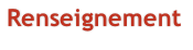 Renseignement